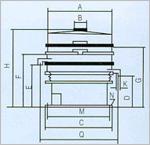 旋振篩安裝圖